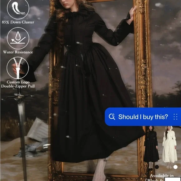 NWT Lacemade Elegant Black Women's coat - Picture 3 of 8